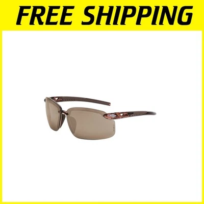 Paquete de 12 gafas de seguridad Crossfire ES5 - marco marrón Foto 1 de 2