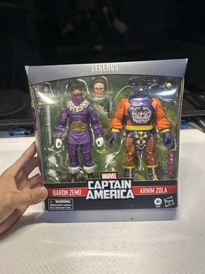 Marvel Legends Series Baron Zemo & Arnim Zola Capitán América Pack de 2 Foto 1 de 4