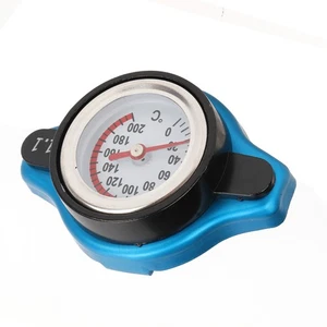 Ι 1.1bar Aluminum Alloy Radiator Cap With Temperature Gauge Pressure Adjustment - Picture 1 of 12