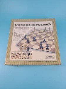 Cardinal Industries Chess/Checkers and Backgammon Set - Picture 1 of 2