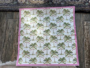NUEVO Juego de dos servilletas de almuerzo de palmera de Navidad para decoupage - Imagen 1 de 1