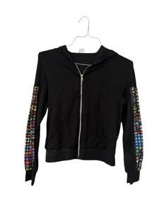 Terez Girls Emoji Hoodie NWT Size L  (A251) - Picture 1 of 7