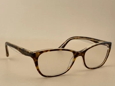 Marco de gafas Vogue VO 2961 1916 ojo de gato transparente de tortuga borde completo 53-17-130 Foto 1 de 4
