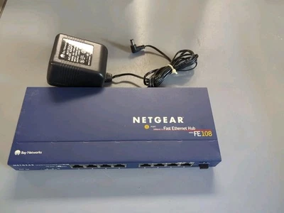 Netgear FE108 8 Port 100 Mbps Hub - Image 1 of 4