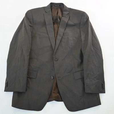 Michael Kors 42L Marrón Ojo de Pájaro 100% Lana Hombre Blazer Traje Chaqueta Abrigo Deportivo Foto 1 de 4