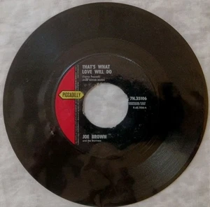 Joe Brown-That's What Love Will Do Vinyl 7" Single.1963 Piccadilly 7N 35106. - Picture 1 of 4