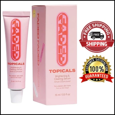 Topicals FADED Serum 50ml Brightening  Clearing for Dark Spots Uneven Skin Tone - image 1 of 4