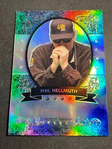2011 Leaf REFRACTOR POKER PROOF MISSING AUTO & # Phil Hellmuth - Picture 1 of 2
