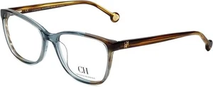 Carolina Herrera Designer Eyeglasses VHE717K-0844 in Blue-Brown 54mm DEMO LENS - Picture 1 of 6