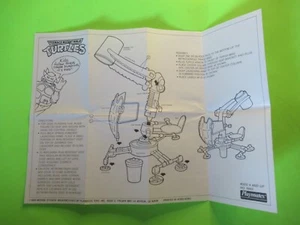 TMNT TEENAGE MUTANT NINJA TURTLES Retrocatapult DIRECTION SHEET - Picture 1 of 2