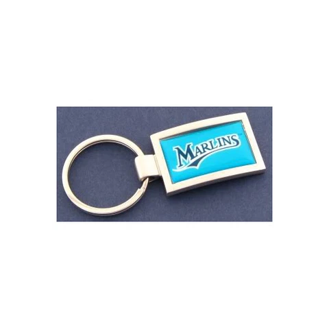 Florida Marlins Curved Keychain Key Chain MLB New Cover