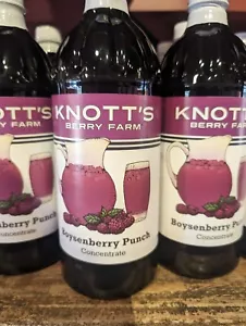 Neu versiegelt Knott's Berry Farm Boysenberry Stanzkonzentrat 32 Flüssigunzen Knoten - Bild 1 von 2