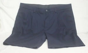 Pantalones cortos para hombre Roundtree and York Total Flex 32 negros algodón poliéster spandex - Imagen 1 de 3