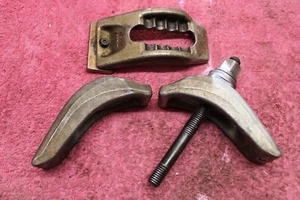 x3 off Lenzkes clamps 0-45 & S30 Milling machine table clamps no bolts - Foto 1 di 3