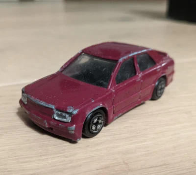 Corgi, Mercedes 2.3/16v RCS 30, 1986, Burgundy paint, Made in England - Image 1 of 4
