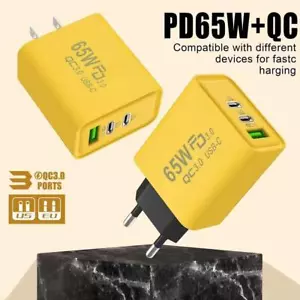 Phone Charger TypeC Charger Fast Charging 3 Port USB PD Fast Charging Adapter - - Picture 1 of 14