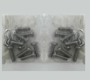 New 3/8-16 x 1-1/4 Slotted Pan MS Stainless Steel Screws 2 Packs 20 pcs total - Picture 1 of 3