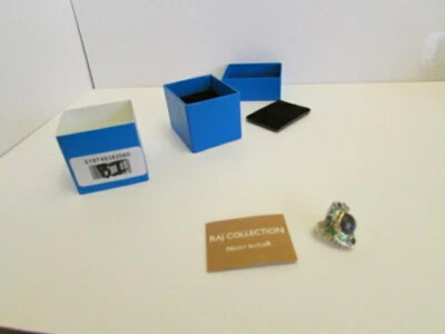 NUEVO Anillo Colección Nicky Butler Raj Plata de Ley 925 Piedras Verdes JB-10-BI Foto 1 de 4