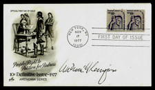 "Supreme Court Chief Justice " William Rehnquist FDC Dated 1977 JG Autographs