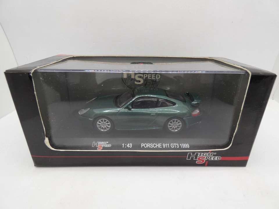 Porsche 911 GT3 1999 1/43 Miniatura High Speed In Scatola Di Plastica - Immagine 1 di 1