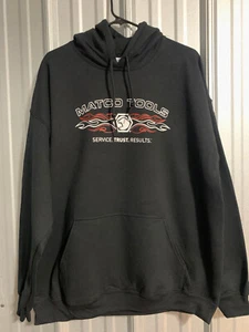 NEW MATCO TOOLS Hoodie- Black Long Sleeve w/ Matco Red/White Flame Logo- 2XLarge - Picture 1 of 3