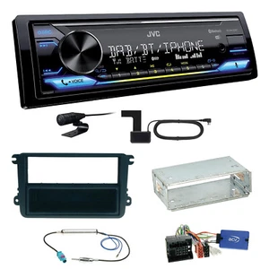JVC KD-X472DBT Digitalradio USB MP3 Einbauset für Beetle Jetta Sharan Tiguan T5 - Bild 1 von 1