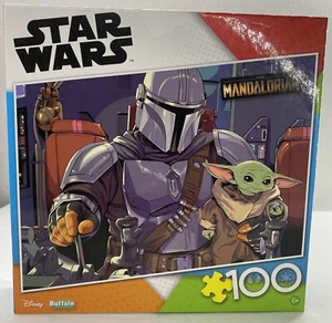 Star Wars The Mandalorian Baby Yoda 100 Piece Puzzle Buffalo Games Disney - Picture 1 of 9