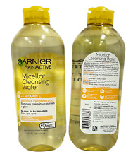 2 Garnier Skinactive Micellar Cleansing Water With Vitamin C 13.5 Oz