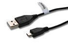 USB A - Micro USB Kabel fr Olympia Vox Colour 0,3m schwarz
