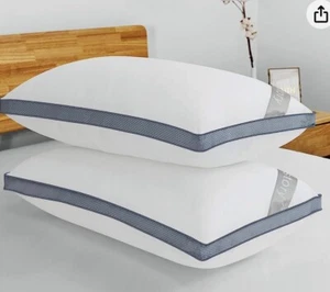 Airflow 85% Hungarian Goose Feather & 15% Goose Down Hotel Box pillow 1,2,4 - Picture 1 of 3