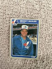 1985 Fleer Update U-77 Mickey Mahler   Montreal Expos