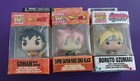Lot Of 3 Funko Pocket POP Dragon Ball Z Goku With Sword Rose Goku Black Boruto