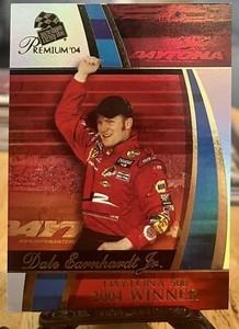 2004 Press Pass Premium Auto Racing #0 Dale Earnhardt Jr Daytona 500 Winner 2004