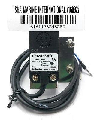 Autonics PFI25-8AO 100-240 VAC QH29 Proximity Sensor 16092 - Image 1 of 4