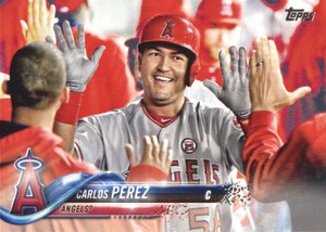 2018 Topps #644 Carlos Perez Angels