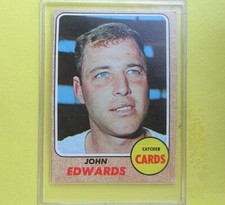 JOHN EDWARDS 1968  VINTAGE  Topps  #558  Catcher  St. Louis Cardinals