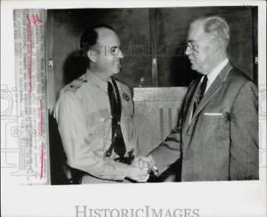 1960 Press Photo Leo Gossett named Captain of Department of Public Safety, Texas