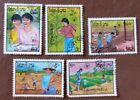 1987 Laos Selection of Cancelled/CTO Stamps 'World Food Day' Item No FX-200
