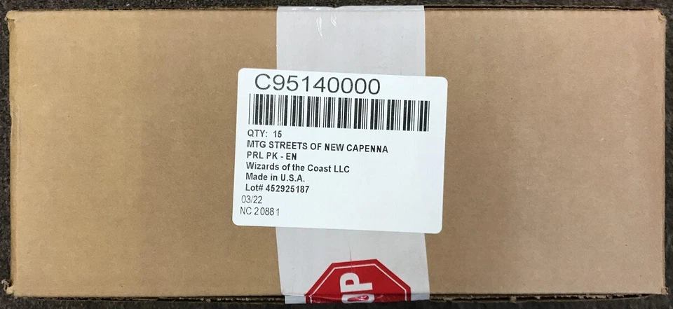 MTG Magic Streets of New Capenna Prerelease Pack 15-Box SEALED CASE!! - Image 1 of 1