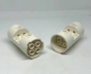 LEGO : 2x Cylindre support moteur - Réf 30360 blanc - Set 10212 4502 6212 5973 - Imagen 1 de 1