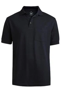 Camisa polo de piqué mezclada con bolsillo manga corta unisex - Imagen 1 de 8