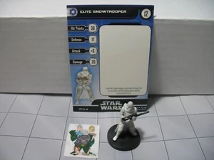 =Star Wars Miniatures 2P13/24 Elite Snowtrooper with card = - Picture 1 of 1