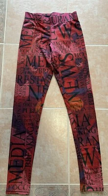 Leggings Hechos en EE. UU. Mujer Estampado Multicolor Talla S Foto 1 de 4