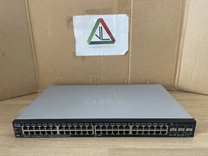 Cisco SG500X-48 with Brackets Cisco 48-Port Gigabit + 4-Port 10-Gigabit Switch - Picture 1 of 5