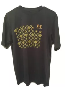 Under Armour Heat Gear Shirt Herren M grün locker kurzarm Laufen sportlich - Bild 1 von 5