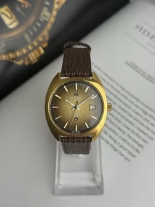 Tissot Seastar 44585 | 1970’s | Gold Capped | Rare Brown Dial - Picture 1 of 7