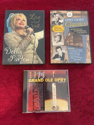 DOLLY PARTON - Live and Well DVD + GRAND OLE OPRY VIDEO CLASSICS D VD & VOL.2 CD - Image 1 of 4