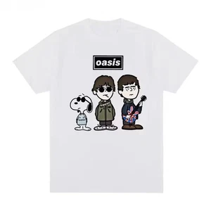Comfort Colors 2025 Oasis Snoopy Peanuts Punk Rock Tour T-Shirt für Fans - Bild 1 von 4