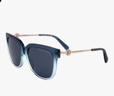 Gafas de sol Marc Jacobs para mujer 55 mm azules, nuevas con estuche rígido.  MARC580S-0ZX9-KU Foto 1 de 3