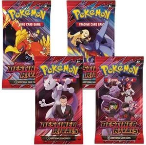 Pokemon SV10: Destined Rivals Brandneu Sealed Booster Packs Sofortversand - Bild 1 von 2